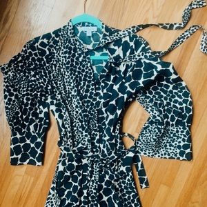 Topshop leoprd print dress